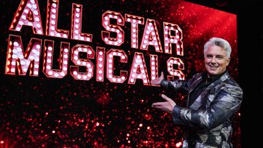 John Barrowman on All Star Musicals. Pic: Kieron McCarron/ITV/PA